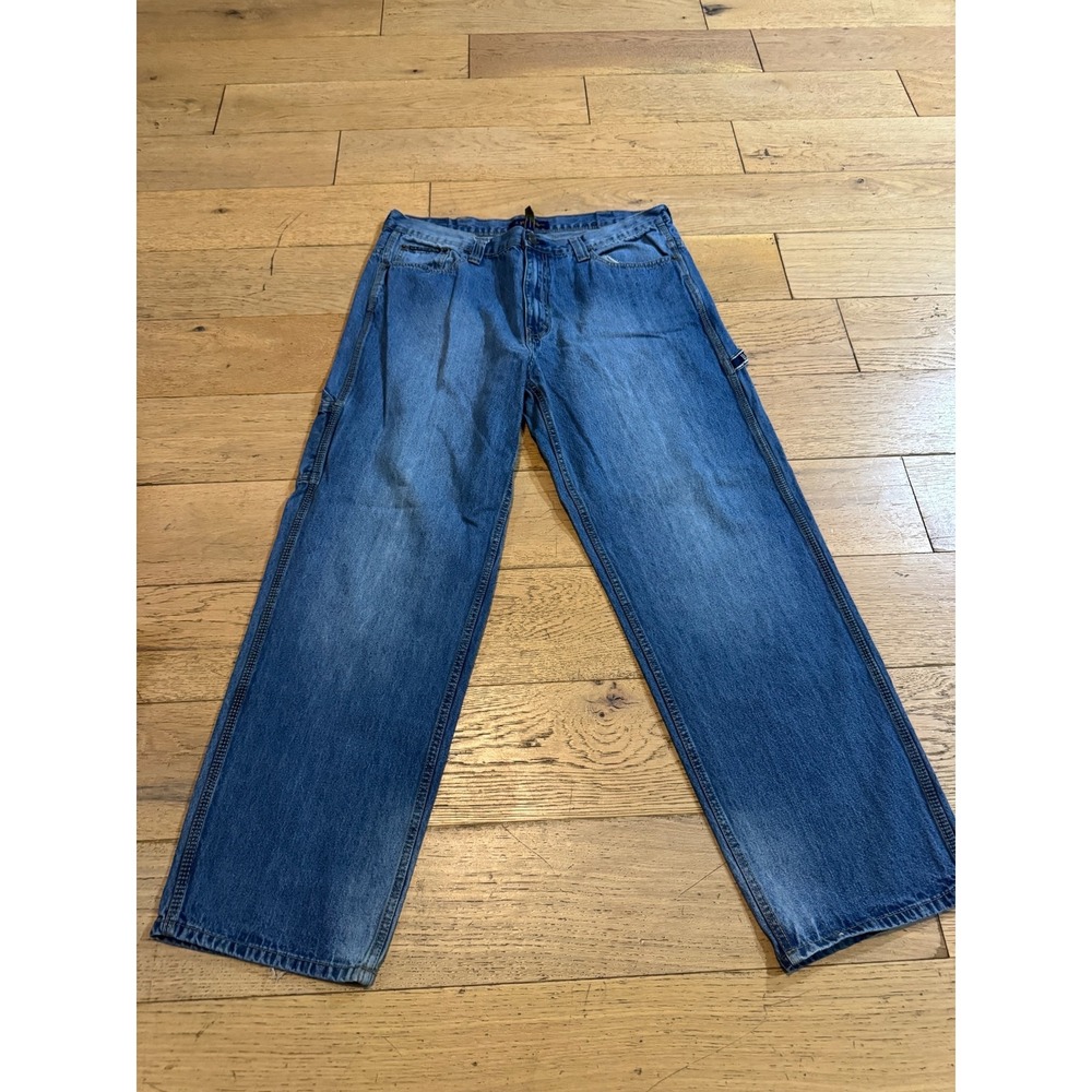 U.S. Polo Assn. Carpenter Jeans Denim Blue Mens W38 L32 Carpenter Style (1037)